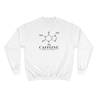 Caffeine Molecule Sweatshirt — Chemical Structure ‘Caffeine’ Graphic Pullover
