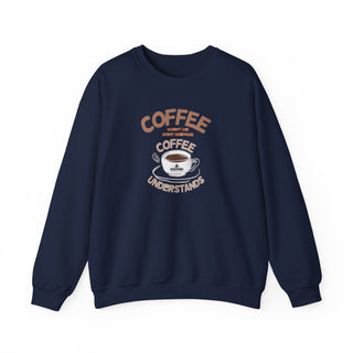 Unisex Heavy Blend™ Crewneck Sweatshirt Coffee Understands