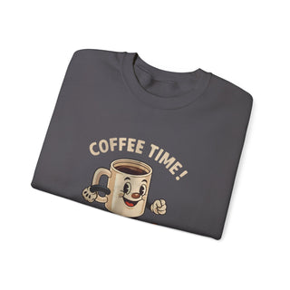 Coffee Time Unisex  Crewneck Sweatshirt