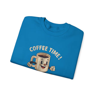 Coffee Time Unisex  Crewneck Sweatshirt