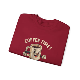 Coffee Time Unisex  Crewneck Sweatshirt