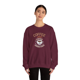 Unisex Heavy Blend™ Crewneck Sweatshirt Coffee Understands