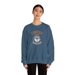 Unisex Heavy Blend™ Crewneck Sweatshirt Coffee Understands