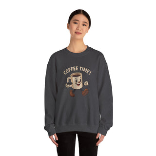 Coffee Time Unisex  Crewneck Sweatshirt