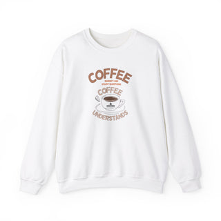 Unisex Heavy Blend™ Crewneck Sweatshirt Coffee Understands