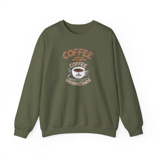 Unisex Heavy Blend™ Crewneck Sweatshirt Coffee Understands