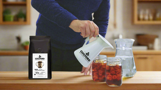 Cold Brew coffee brewed and served over ice