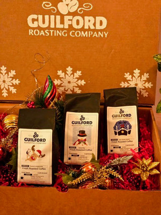 Three coffee Christmas Box