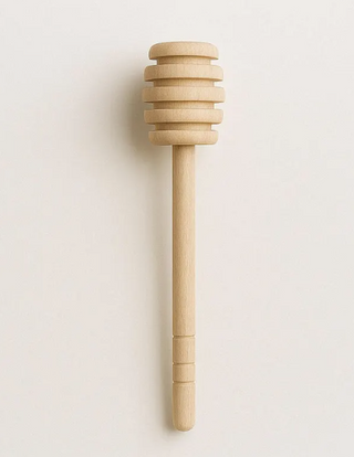Wooden honey dipper